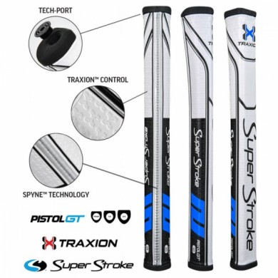 Super Stroke putter grip Pistol GT 1.0 Black/Blue/White