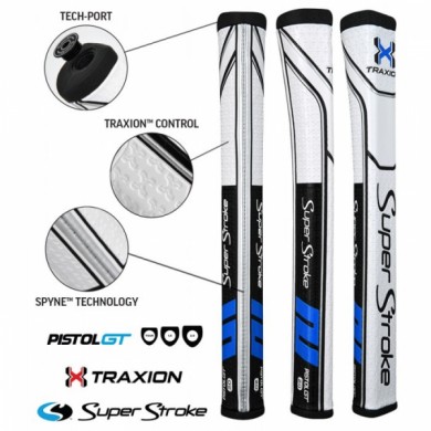 Super Stroke putter grip Pistol GT 2.0 Black/Blue/White