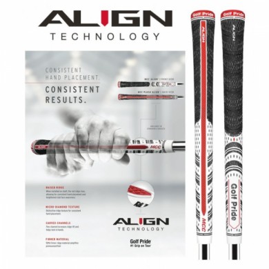 Golf Pride MCC Align Standard, White / red








