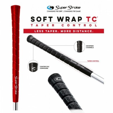 Super Stroke club grips Soft Wrap TC Midsize Red