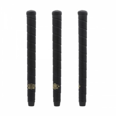 Grip Master Classic Wrap Leather Putter Grips - D-Slim Black


