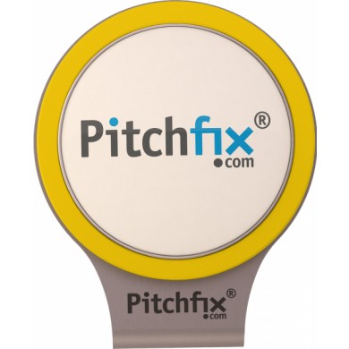 Pitchfix markovátko - klip na čepici 25 mm Yellow