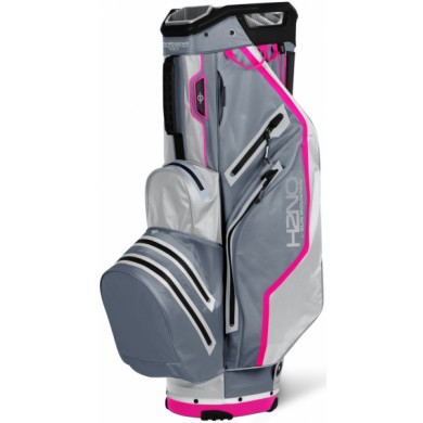 Sun Mountain H2NO Lite Cart Bag 2021 NICKEL-CADET-PINK