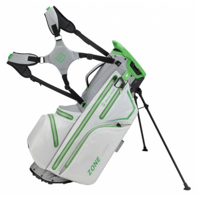 Bennington Stand bag ZONE - Waterproof White / Silver / Lime