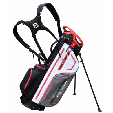 Bennington Stand bag TANTO 14 Water Resistant Black / White / Grey / Red