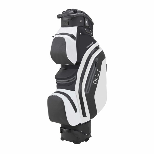 TiCad Cart bag QO14 Premium Waterproof Black / White