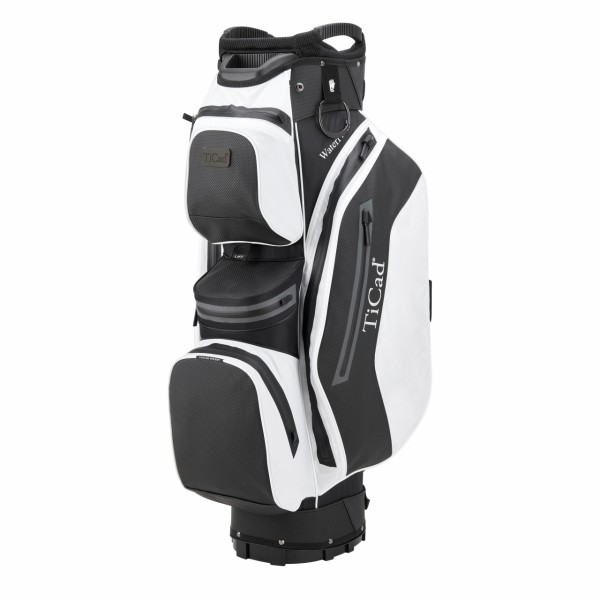 TiCad Cart bag FO Premium Waterproof Black / White