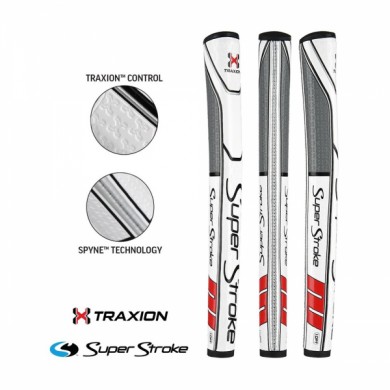 Super Stroke TRAXION PT - 1.0 - Bílá/Červená/Šedá