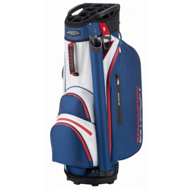 Bennington Cart Bag DOJO 14 Water Resistant  Navy / White / Red