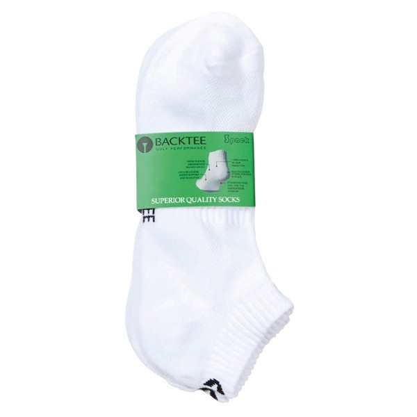 BACKTEE LowCut Sock(1x3 pairs), Optical white, vel. 36-39