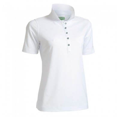 BACKTEE Ladies Quick Dry Perf. Polo, Optical white, vel.S