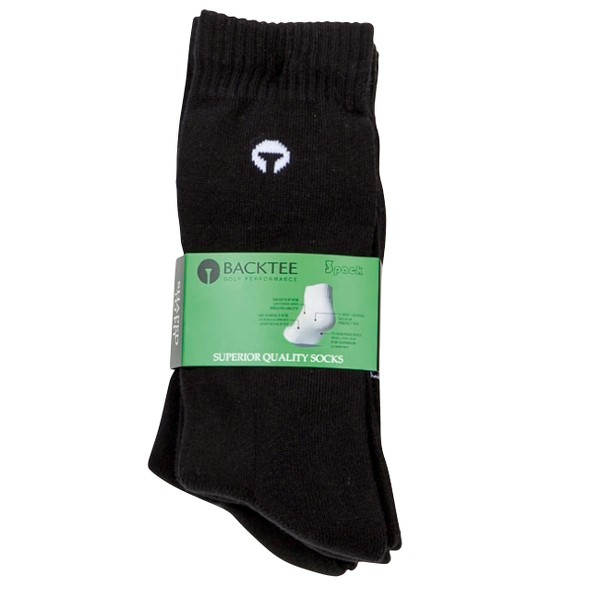 BACKTEE BACKTEE Golf Sock (1x3 pairs), Black, vel. 40-43
