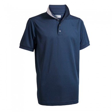 BACKTEE Mens Quick Dry Perf. Polo, Navy, vel.S