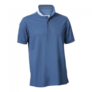 BACKTEE Mens Quick Dry Perf. Polo, Ensign blue, vel.XS