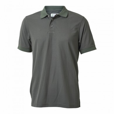 BACKTEE Mens Quick Dry Perf. Polo, Ivy / Olive, vel.S