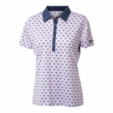 BACKTEE Ladies Printed QD UV Polo, Lavender, vel.S