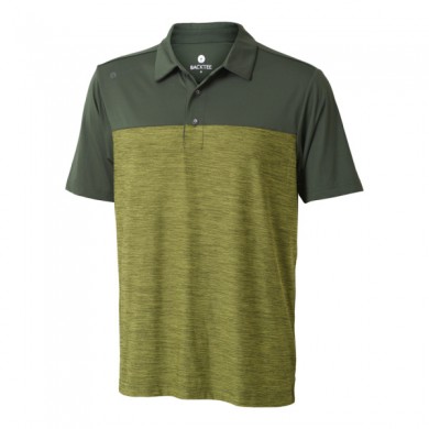 BACKTEE Mens Melang Sporty QD Polo, Ivy / Olive, vel.M