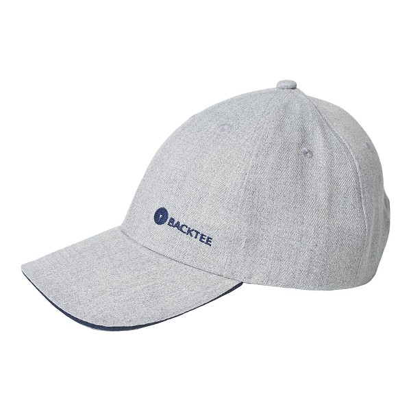 BACKTEE Backtee Melange Cap, Greymelange, vel.One size