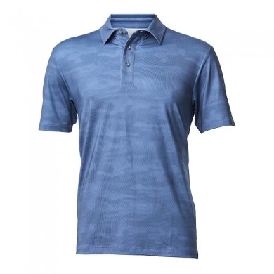 BACKTEE Mens Shadow Effect Polo, Insign blue, vel.L