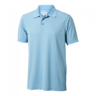 BACKTEE Mens Quick Dry Perf. Polo, Sky blue, vel.S
