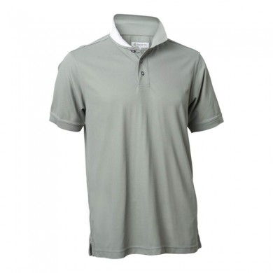 BACKTEE Mens Quick Dry Perf. Polo, Agave green, vel.M