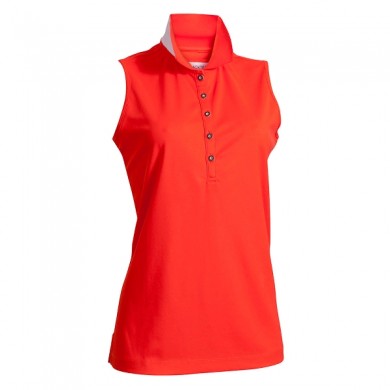 BACKTEE Ladies Quick Dry Perf. Polotop, Orange, vel.S