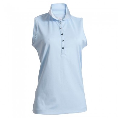 BACKTEE Ladies Quick Dry Perf. Polotop, Blue bell, vel.M