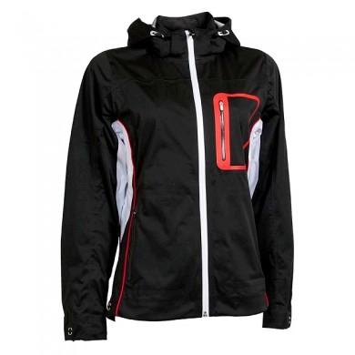 BACKTEE Ladies HighPerforma Rainjacket, Black, vel.M