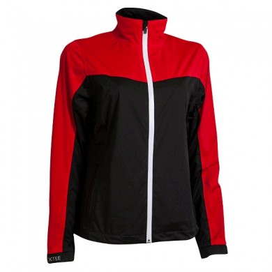 BACKTEE Ladies 4Waystch Pro Rainjacket, Tango red, vel.S