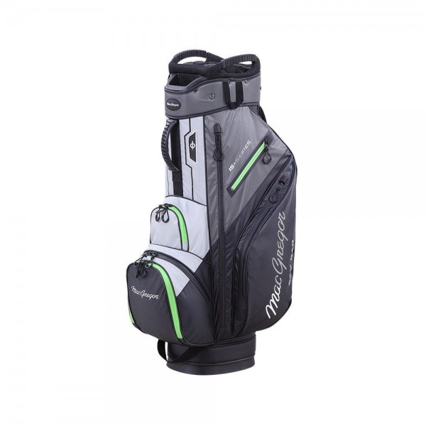 MacGregor Golfový Cart Bag, 15-SERIES WATER RESISTANT 10" , BLACK/GREY