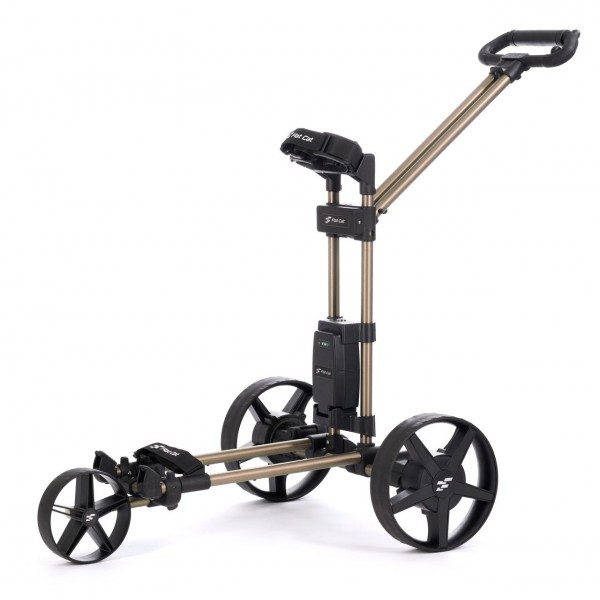 Elektrický golfový vozík  FLAT-CAT  Spin Gold-Bronze, baterie 27 jamek