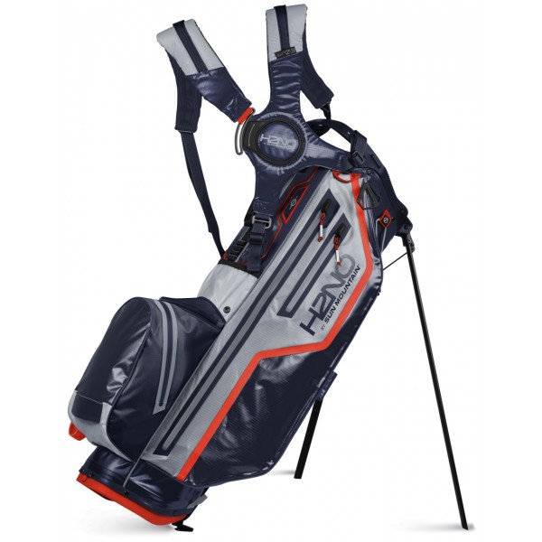Sun Mountain H2NO Lite Stand Bag  NAVY-CADET-INFERNO