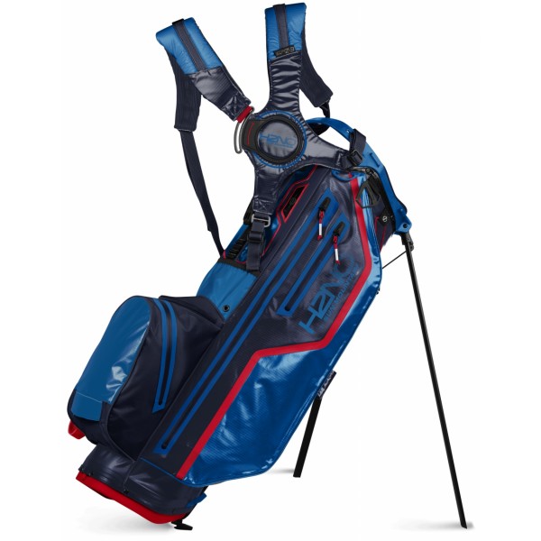 Sun Mountain H2NO 14-WAY Stand bag NAVY-BIG-SKY-RED