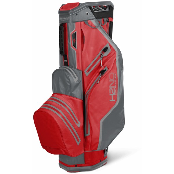 Sun Mountain H2NO Lite Cart Bag RED-NICKEL-CADET