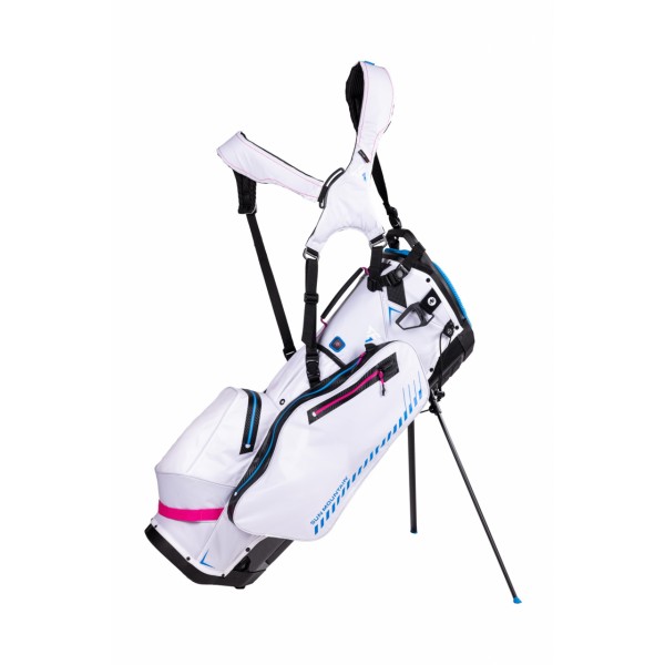 Sun Mountain SPORT FAST 1 Stand Bag WHITE-COBALT-PINK