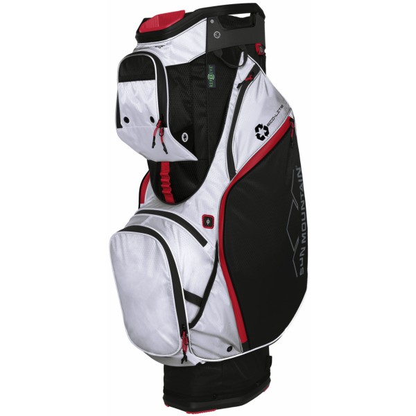 Sun Mountain ECOLITE Cart Bag BLACK-WHITE-RED