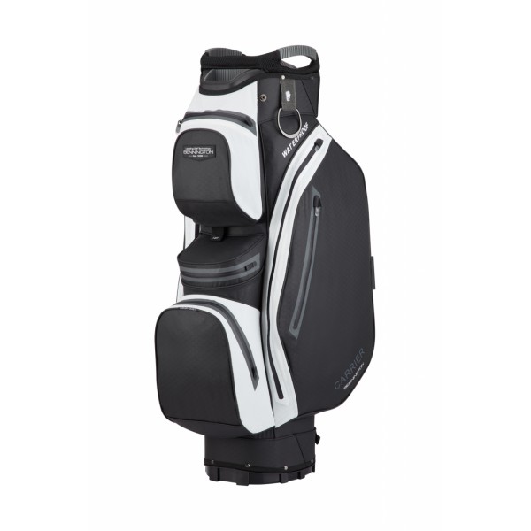 Bennington Cart Bag CARRIER - Waterproof, Black / White