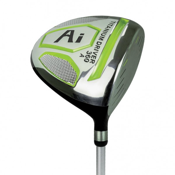 Lynx Dětský  Driver RH Titanium Alloy/kovaný titan, pro výšku dítěte 137-145, Green