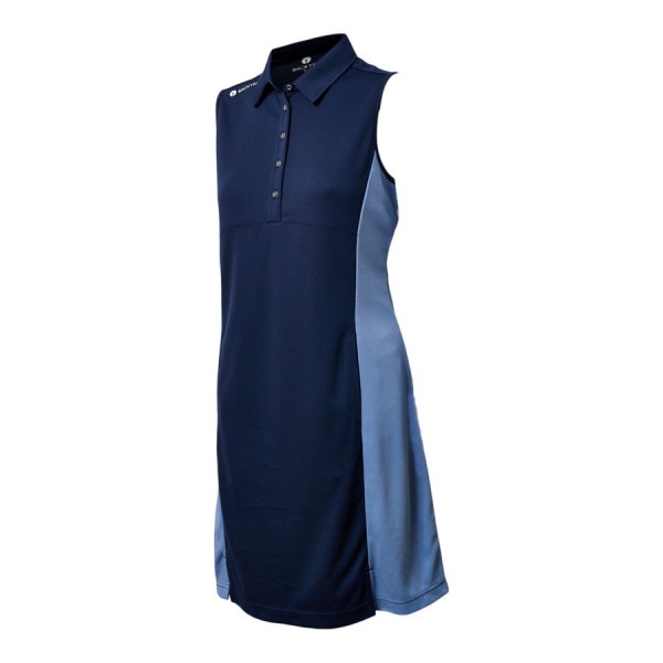 BACKTEE Ladies Sports Dobby Dress, Navy