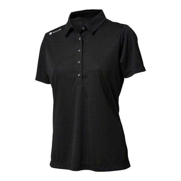 BACKTEE Ladies Performance Polo, Black