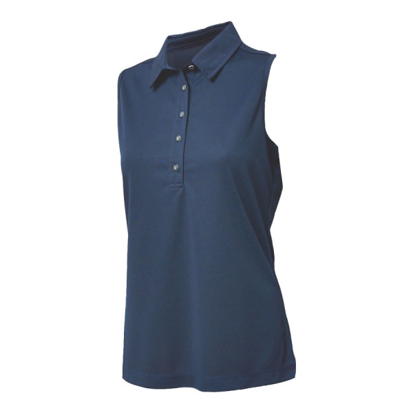 BACKTEE Ladies Performance Polo Top, Blue