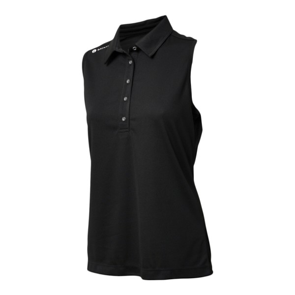 BACKTEE Ladies Performance Polo Top, Black