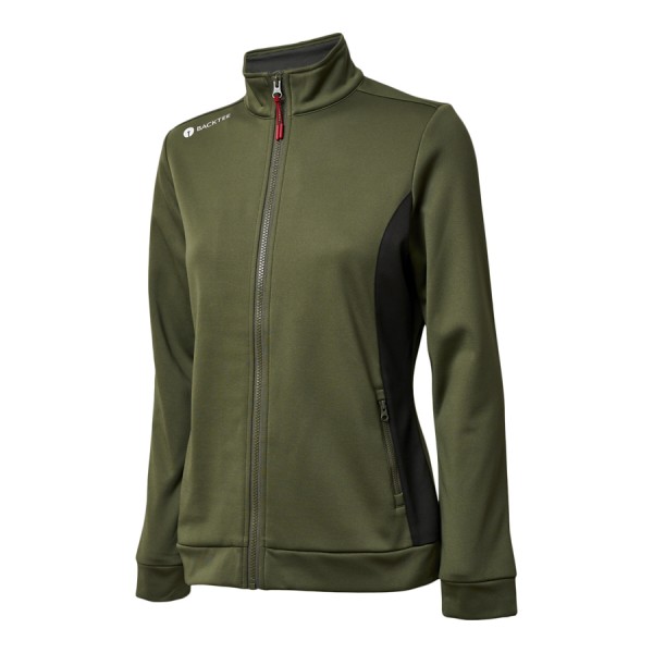 BACKTEE Ladies Full Zip Shield Midlayer, Green