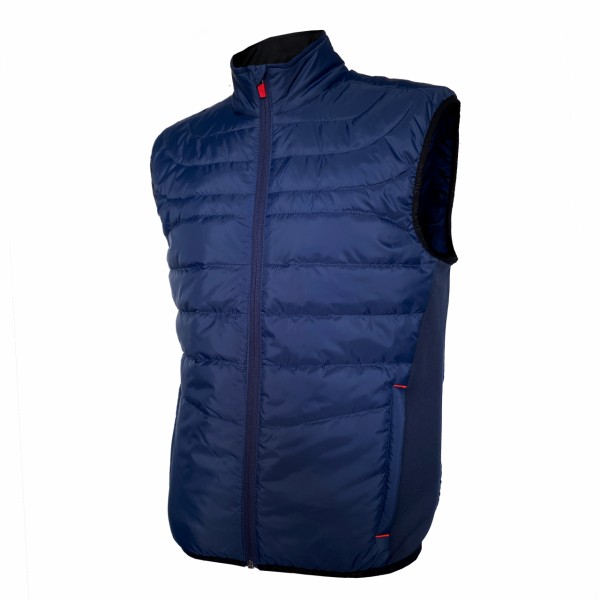 BACKTEE Mens Light Thermal Vest, Navy