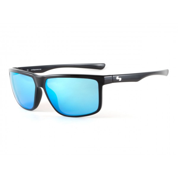Sundog Golfové brýle Jet - Shiny Black/Smoke Icy Blue Revo