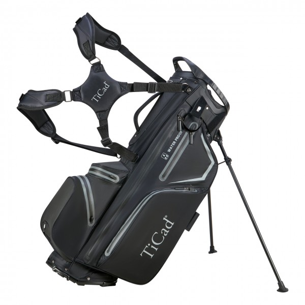 TiCad Hybrid Stand bag PREMIUM Waterproof, Black