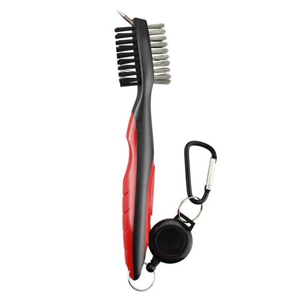 Golf Club Cleaning Brush Red