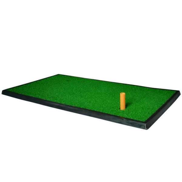 Golfová cvičná podložka, velikost 33x63cm + gumové tee