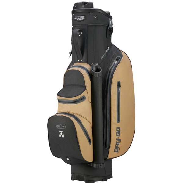 Bennington Cart Bag DRY-QO 9 + - Waterproof, Beige / Black 