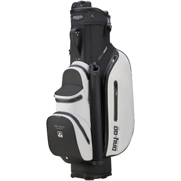 Bennington Cart Bag DRY-QO 9 + - Waterproof, White / Black